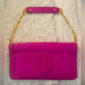 Tory Burch Hot Pink Suki Reva Shoulder Bag